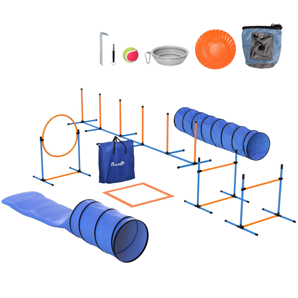 KIT PARCOURS AGILITÉ CHIEN 11 PIÈCES – JEU, ÉDUCATION & DÉPENSE ÉNERGÉTIQUE