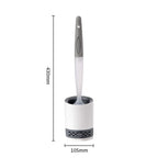 BROSSE WC FLEXIBLE EN SILICONE AVEC RÉSERVOIR – NETTOYAGE PROFOND & HYGIÈNE MAXIMALE