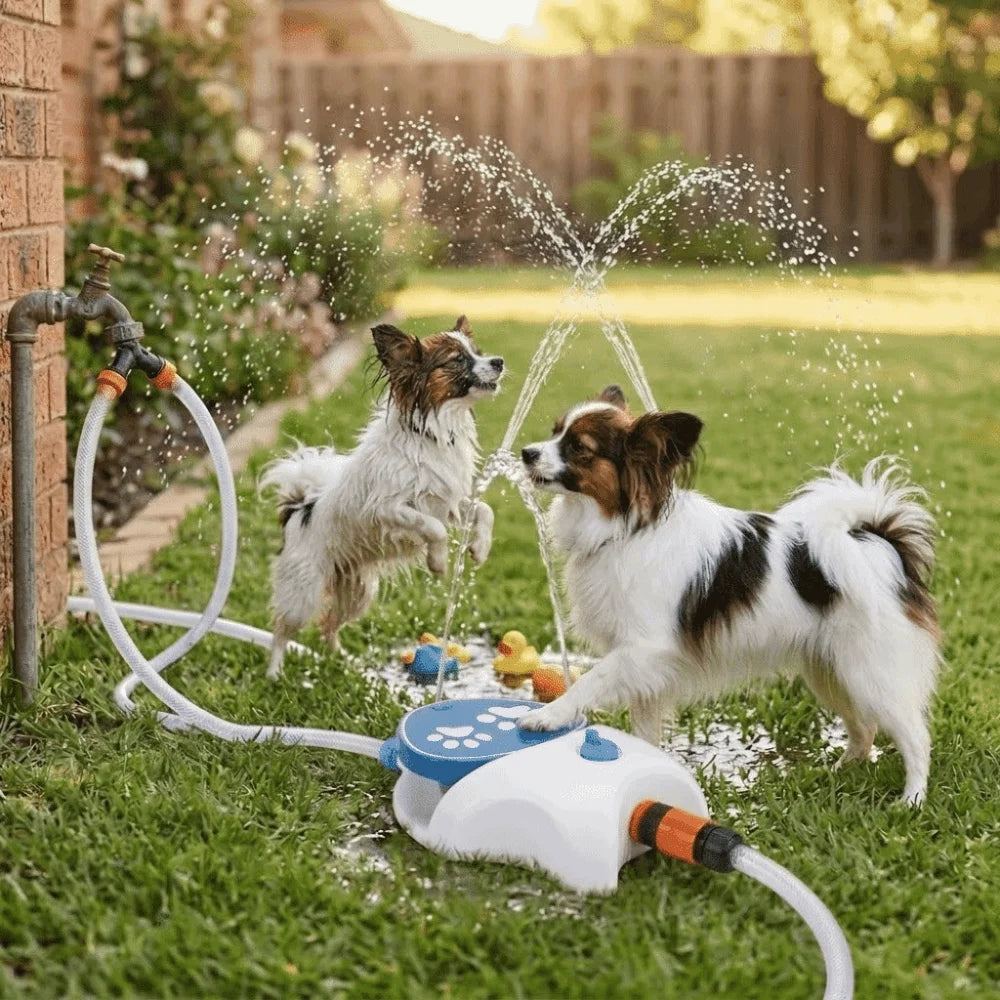 FONTAINE À EAU À PÉDALE POUR CHIEN – EAU FRAÎCHE, AUTONOMIE & HYDRATATION