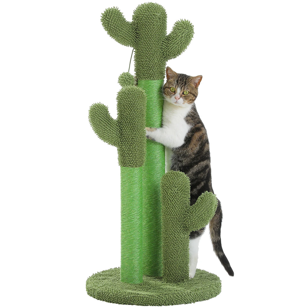 GRAND GRIFFOIR CACTUS À 3 POTEAUX EN SISAL