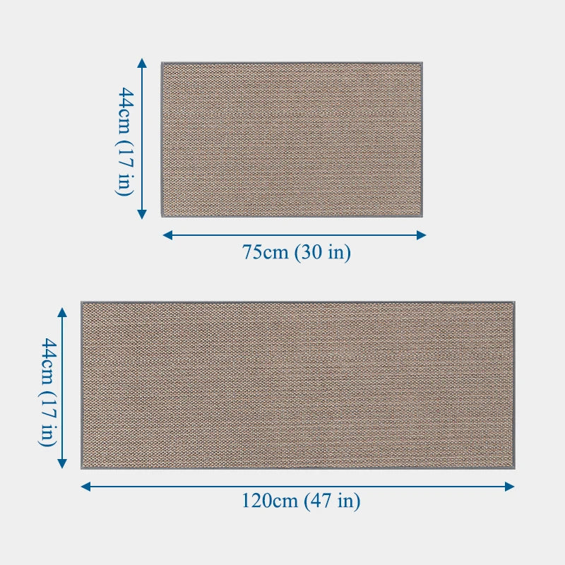 TAPIS DE CUISINE ANTIDÉRAPANT EN JUTE – ABSORBANT, LAVABLE & ULTRA PRATIQUE