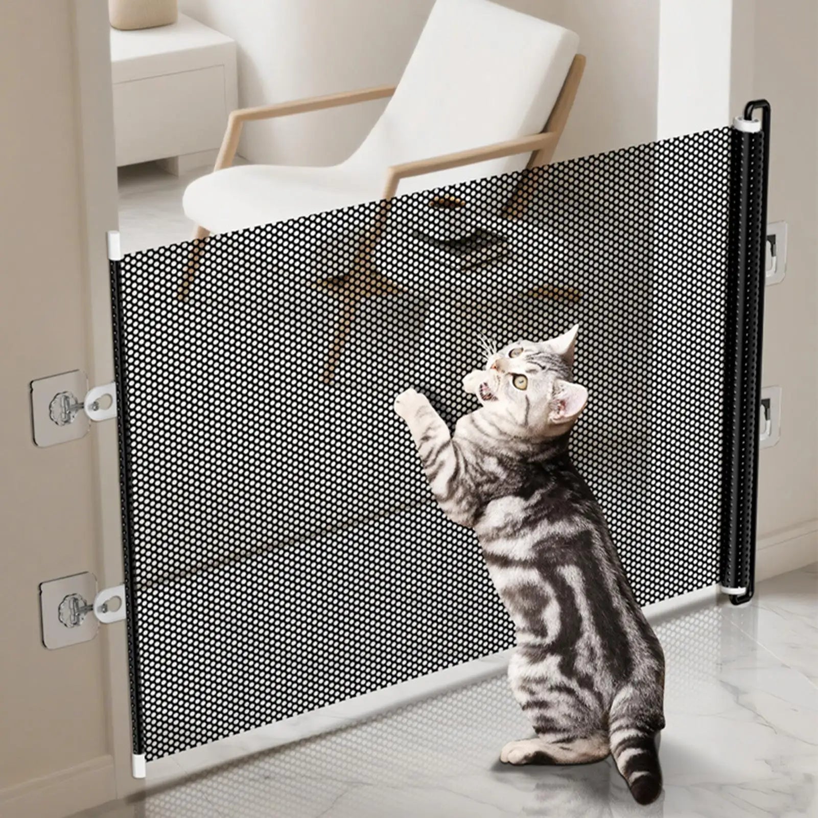 BARRIÈRE DE SÉCURITÉ RÉTRACTABLE SANS PERÇAGE – PROTECTION MAXIMALE & INSTALLATION EXPRESS