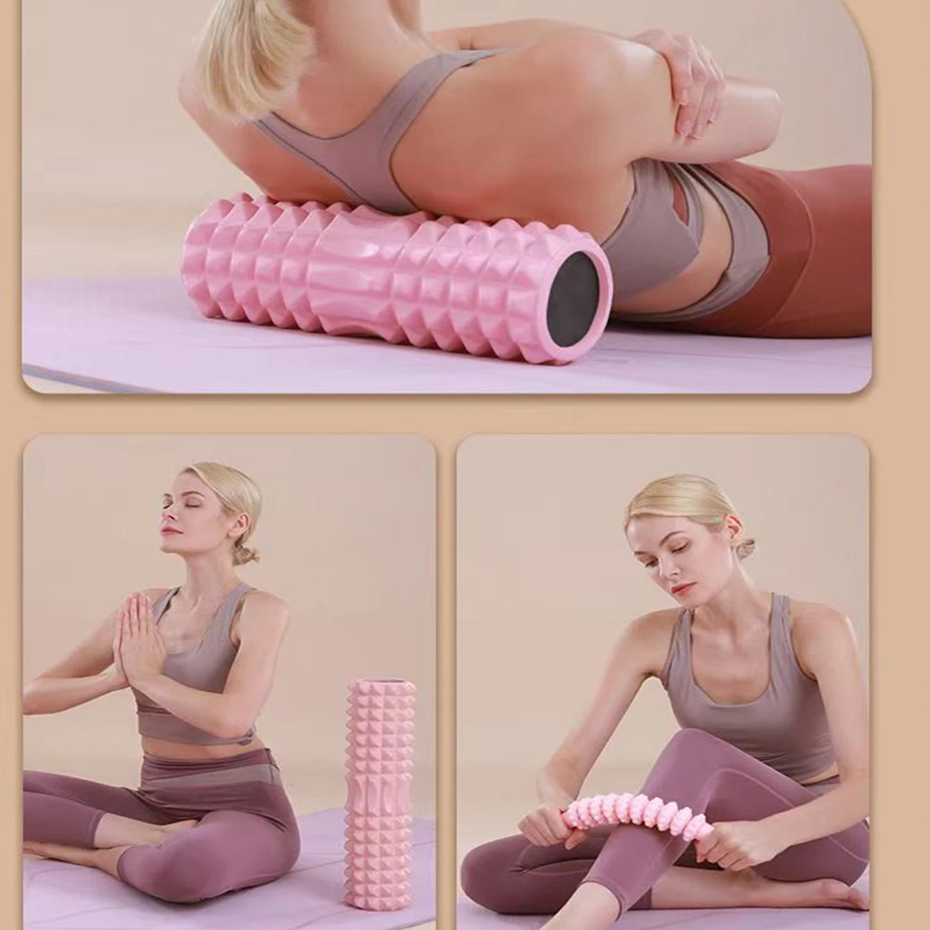 ROULEAU DE MASSAGE ET DE RÉCUPÉRATION  MUSCULAIRE 45 CM