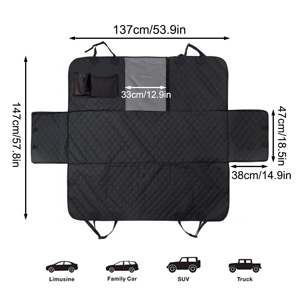 HOUSSE DE SIÈGE AUTO POUR CHIEN – PROTECTION TOTALE & CONFORT EN VOYAGE