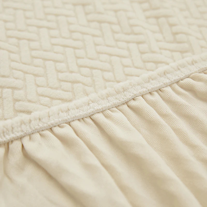HOUSSE DE CANAPÉ EXTENSIBLE JACQUARD – PROTECTION & STYLE INSTANTANÉ