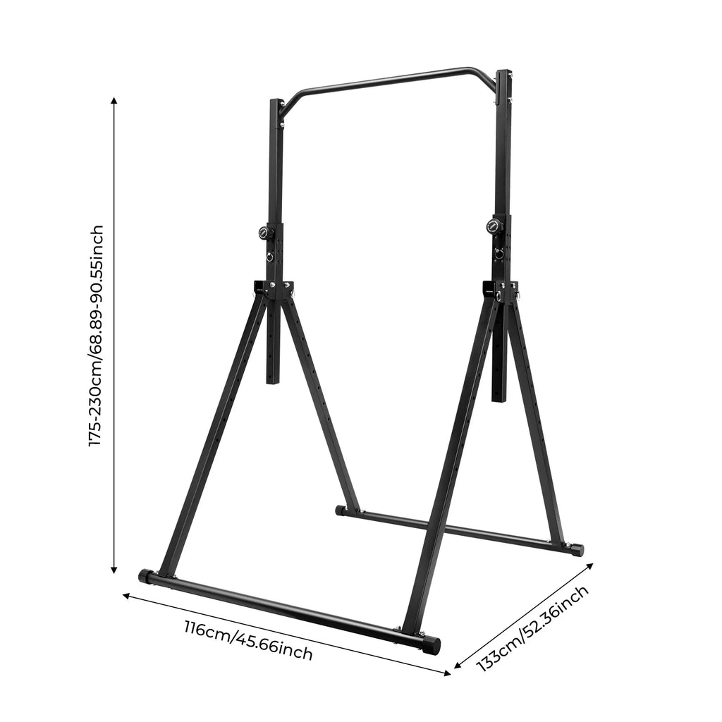 STATION DE TRACTIONS RÉGLABLE – FORCE, STABILITÉ & MUSCULATION COMPLÈTE