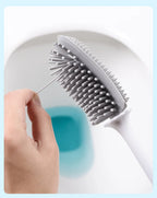BROSSE WC FLEXIBLE EN SILICONE MURALE – HYGIÈNE PARFAITE & NETTOYAGE SANS EFFORT