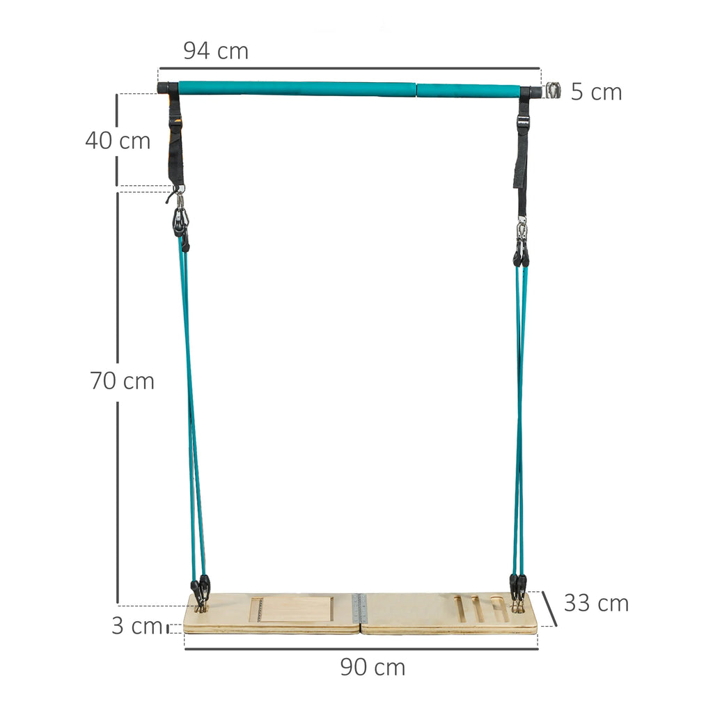 KIT BARRE PILATES AVEC BANDES – HOME GYM COMPLET & TONIFICATION