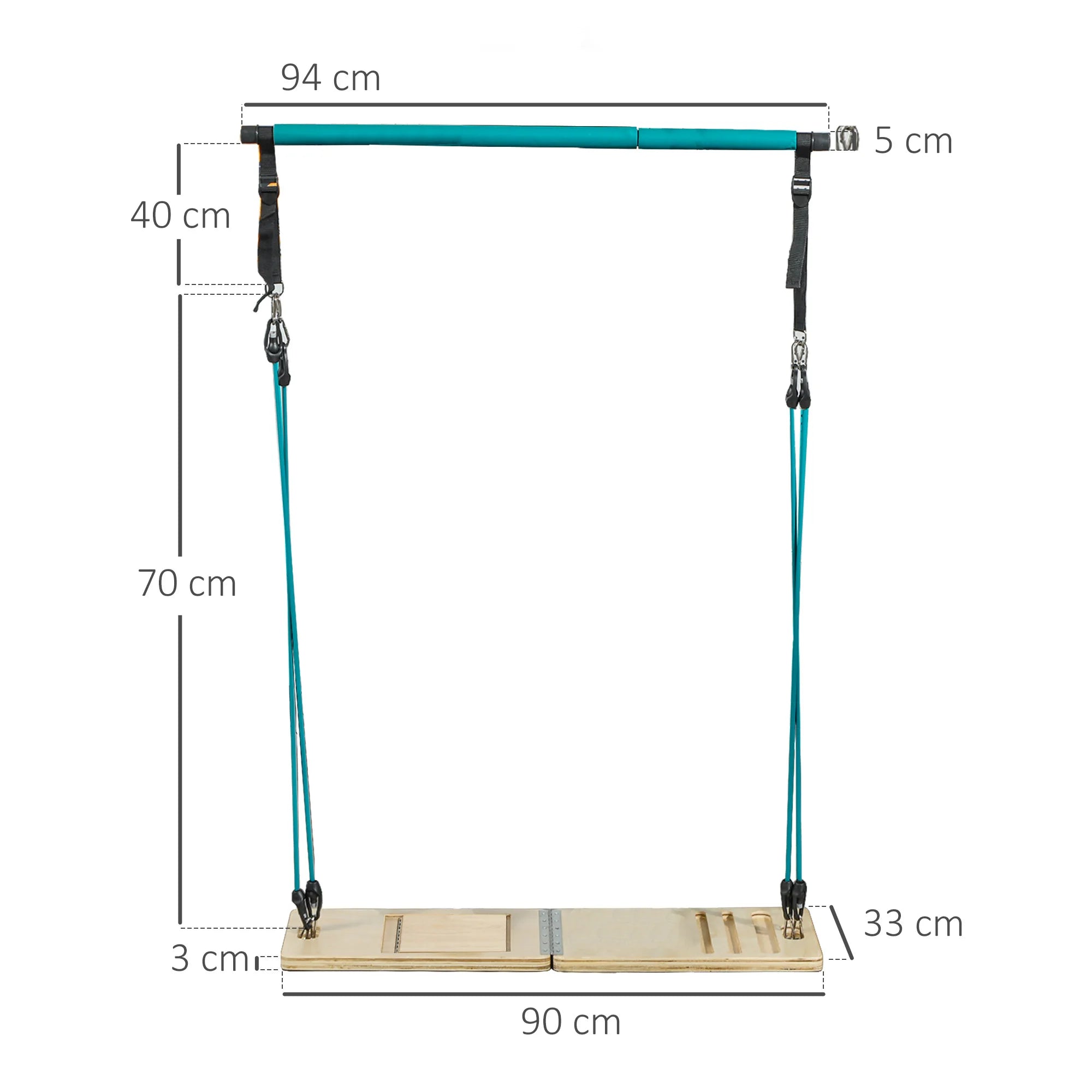 KIT BARRE PILATES AVEC BANDES – HOME GYM COMPLET & TONIFICATION