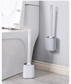 BROSSE WC FLEXIBLE EN SILICONE MURALE – HYGIÈNE PARFAITE & NETTOYAGE SANS EFFORT