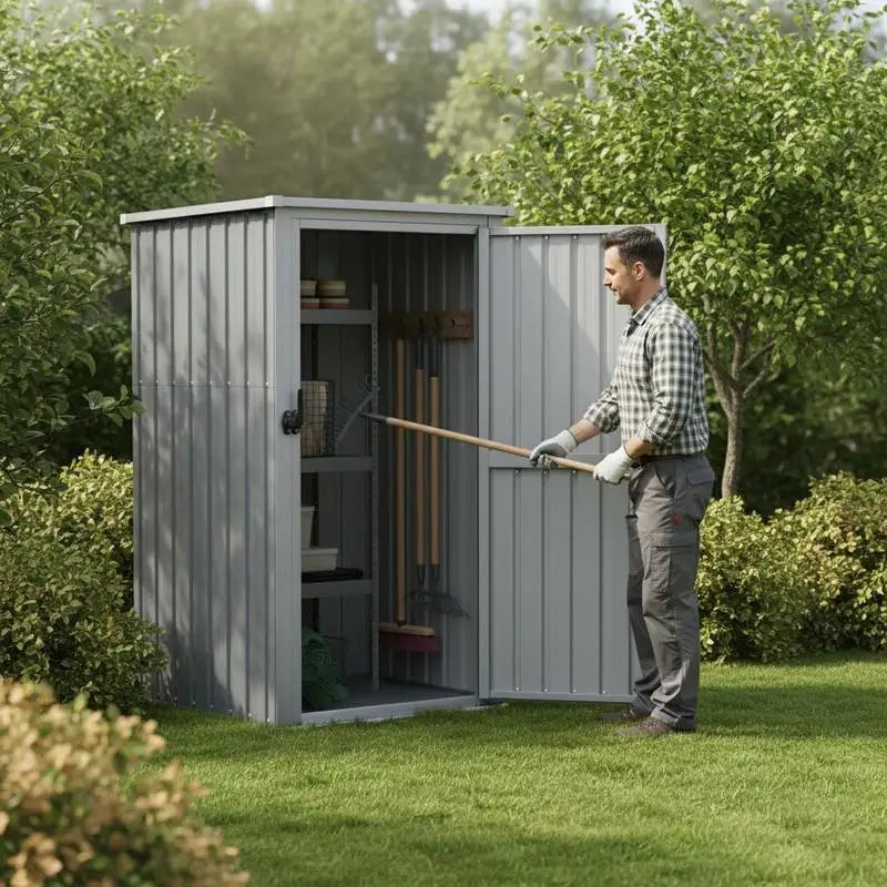 ABRI DE JARDIN EN MÉTAL – RANGEMENT, PROTECTION & ORGANISATION
