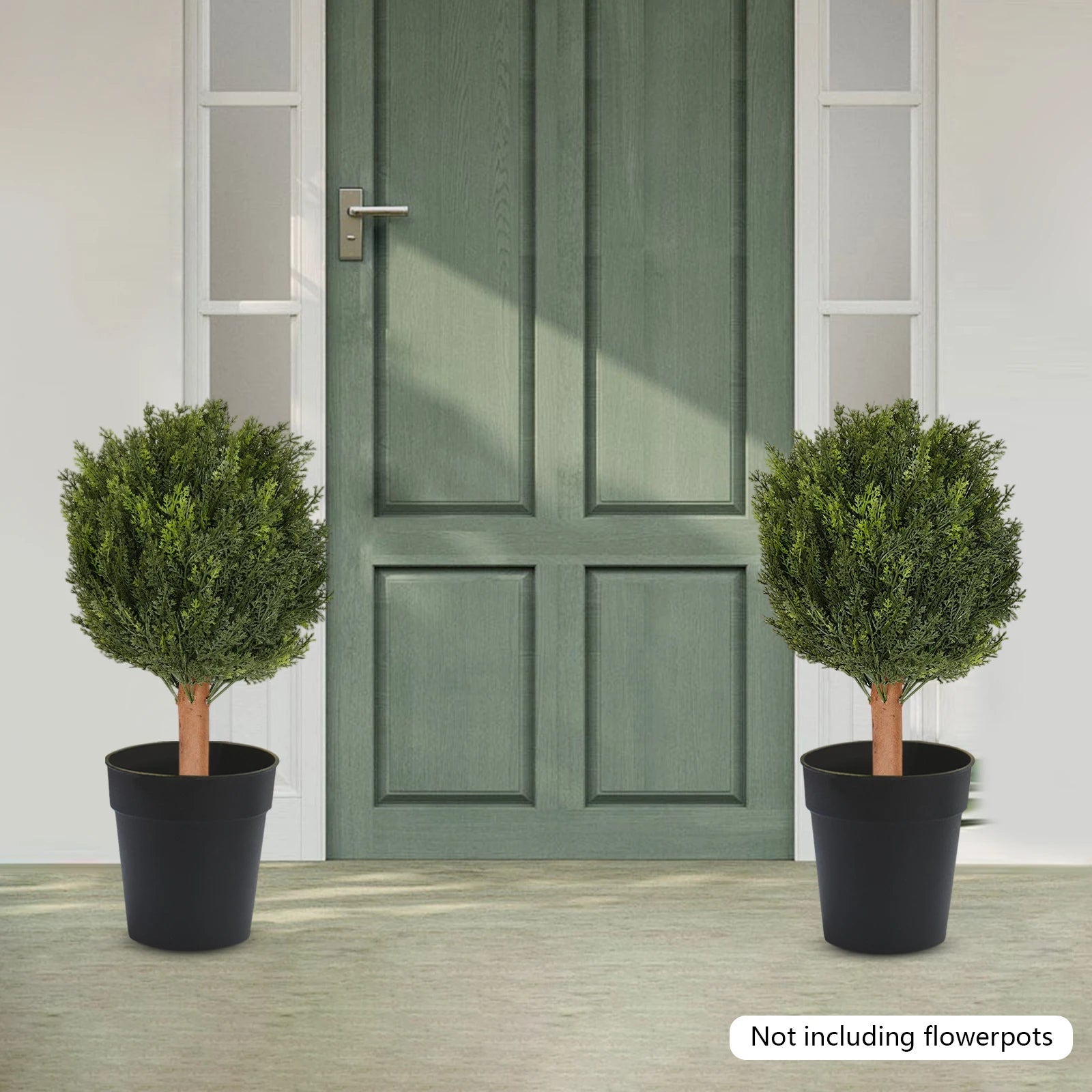 CYPRÈS ARTIFICIELS 2 PCS – DÉCORATION ÉLÉGANTE & SANS ENTRETIEN