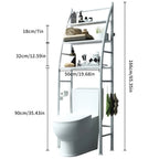 ÉTAGÈRE RANGEMENT WC 3 NIVEAUX – GAIN DE PLACE & ORGANISATION INTELLIGENTE