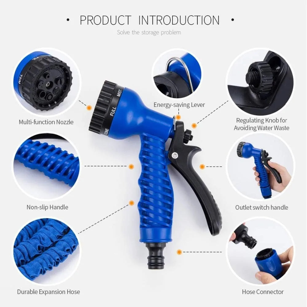 TUYAU D’ARROSAGE EXTENSIBLE 100 FT – PUISSANCE, FLEXIBILITÉ & ZÉRO ENCOMBREMENT