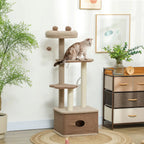 Cachemire Loft – L’arbre à chat élégant et apaisant 133 cm