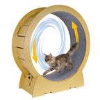 FINI L'ENNUI ET LE SURPOIDS CHEZ LES CHATS D'INTÉRIEUR – ROUE D'EXERCICE POUR CHAT