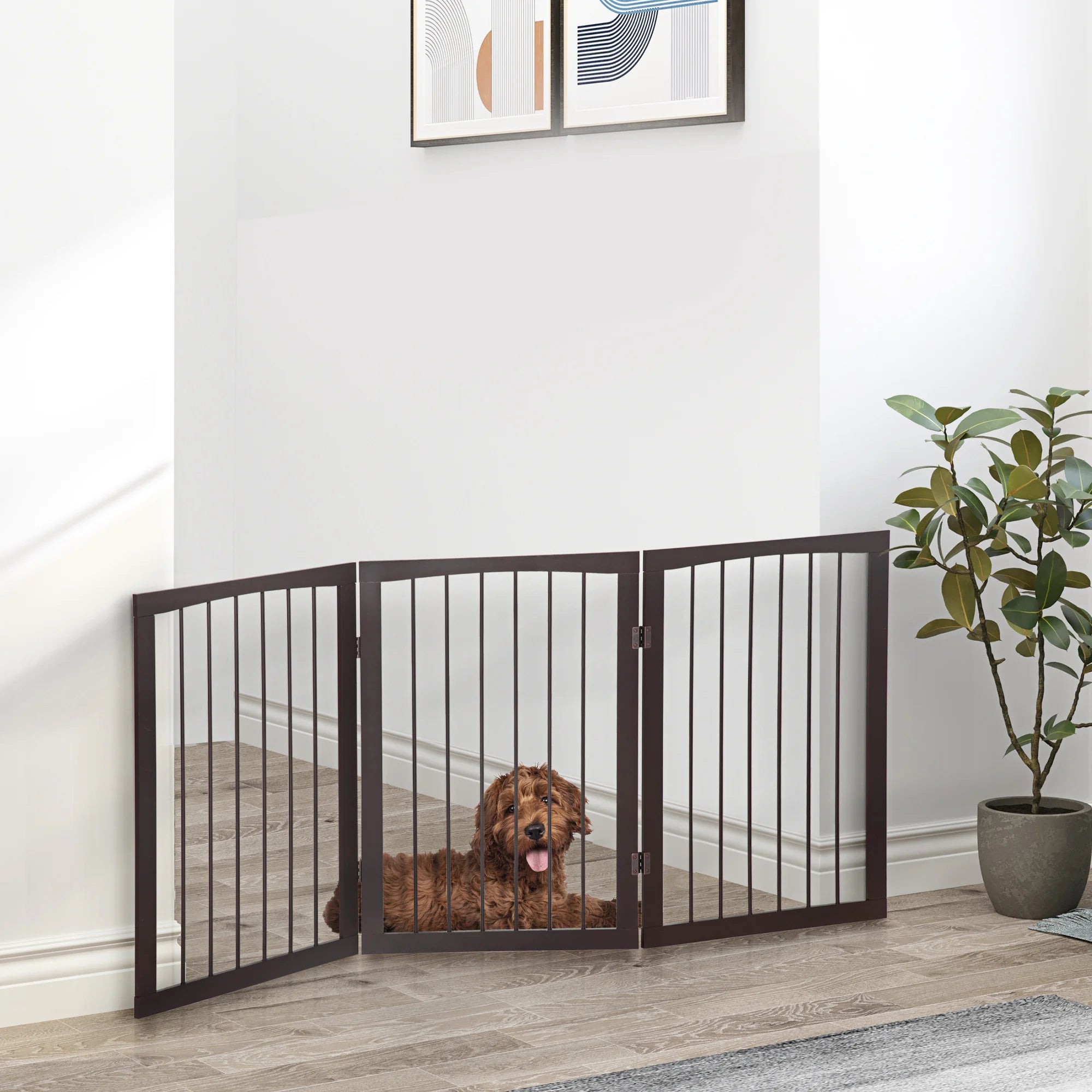 BARRIÈRE PLIABLE POUR ANIMAUX – SÉCURITÉ, CONTRÔLE & ÉLÉGANCE