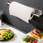 PORTE ESSUIE-TOUT ADHÉSIF EN ACIER INOXYDABLE