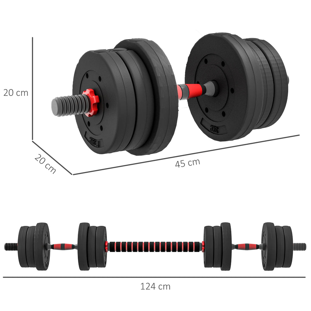 SET D’HALTÈRES AJUSTABLES 20 KG – MUSCULATION COMPLÈTE À DOMICILE