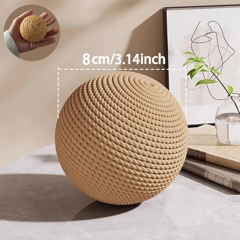 Grande balle en sisal pour chat – jouet interactif à gratter, mâcher & stimuler