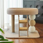 ARBRE À CHAT COMPACT AVEC GRIFFOIR ET PLATEFORMES