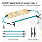 KIT BARRE PILATES AVEC BANDES – HOME GYM COMPLET & TONIFICATION