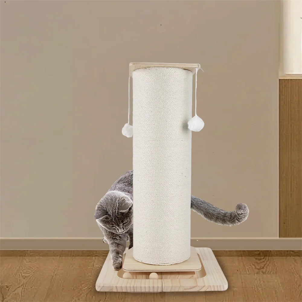 POTEAU GRIFFOIR CHAT EN SISAL – JEU, ESCALADE & PROTECTION DES MEUBLES