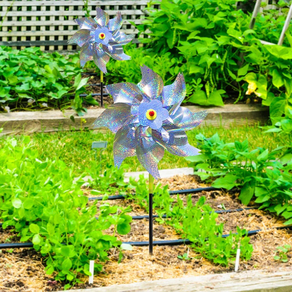 MOULIN À VENT RÉPULSIF D’OISEAUX – PROTÉGEZ VOTRE JARDIN SANS EFFORT