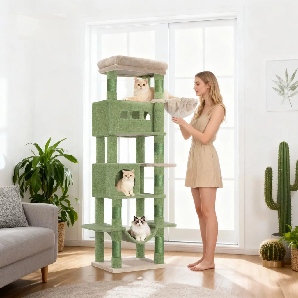 Arbre à chat Altura Palace – La villa verticale des chats exigeants et Maine Coon 170 cm