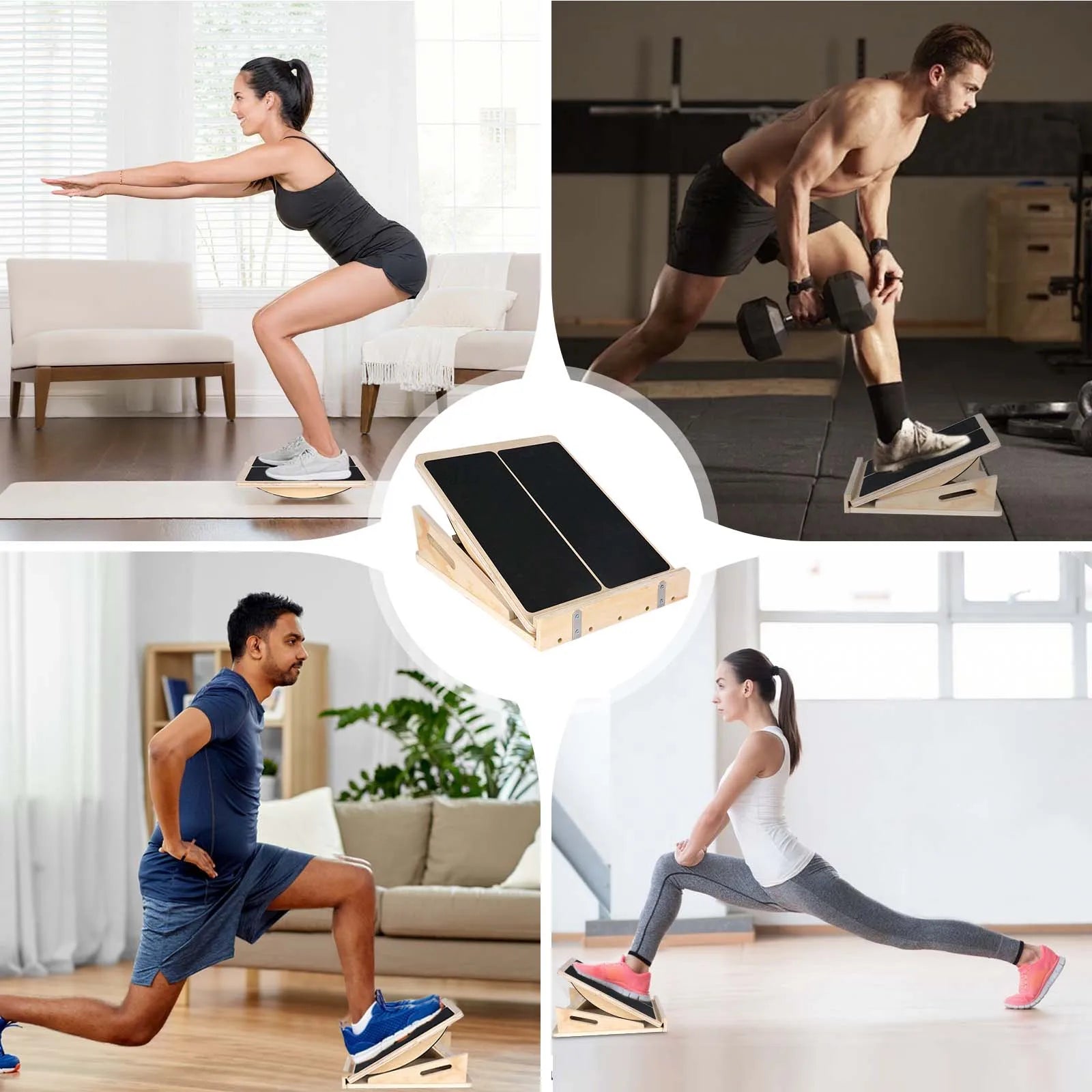 PLANCHE D’ÉQUILIBRE YOGA EN BOIS – STABILITÉ, MOBILITÉ & RENFORCEMENT