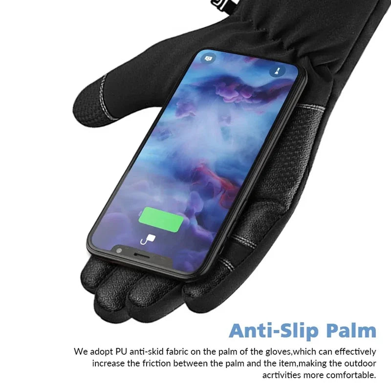GANTS D’HIVER IMPERMÉABLES – CHALEUR, ADHÉRENCE & ÉCRAN TACTILE