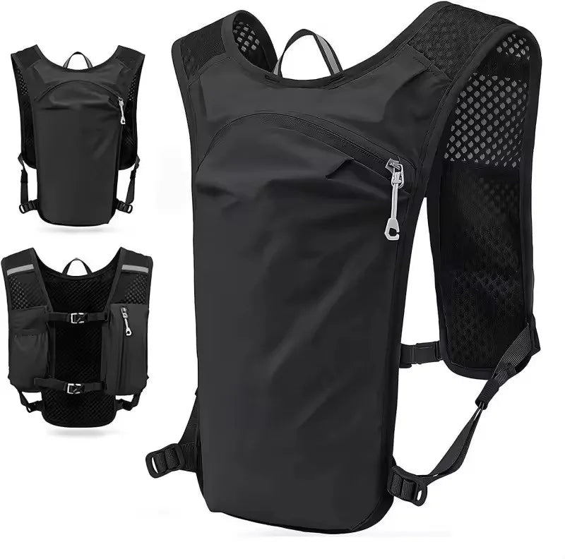 GILET D’HYDRATATION SPORT – LÉGER, RESPIRANT & ULTRA PRATIQUE