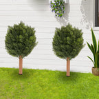 CYPRÈS ARTIFICIELS 2 PCS – DÉCORATION ÉLÉGANTE & SANS ENTRETIEN