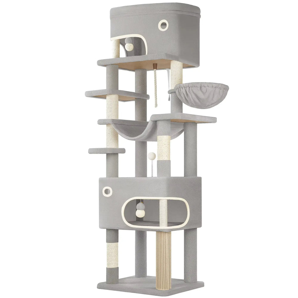 Arbre à chat TitanRoyal – La tour féline pour chats aventuriers 203 cm