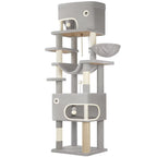 Arbre à chat TitanRoyal – La tour féline pour chats aventuriers 203 cm