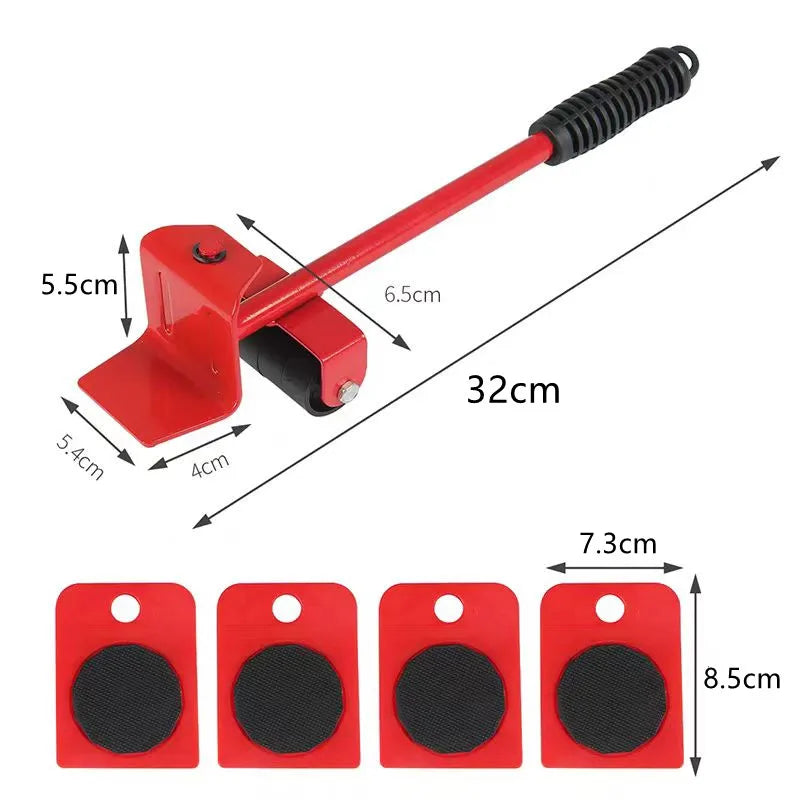 KIT DÉPLACEMENT MEUBLES – SOULEVEZ & DÉPLACEZ JUSQU’À 300 KG SANS EFFORT