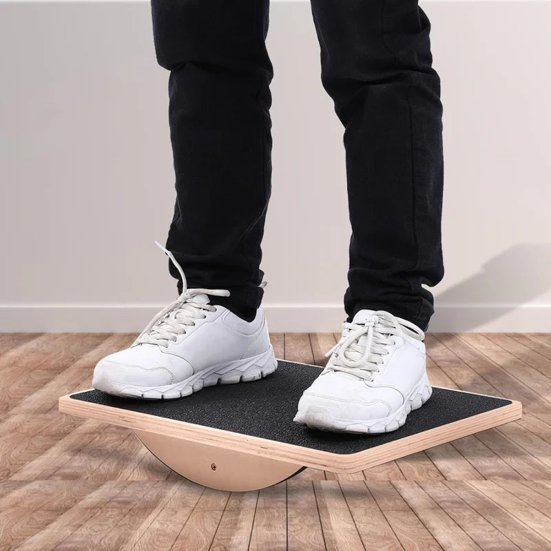 PLANCHE D’ÉQUILIBRE EN BOIS – STABILITÉ, GAINAGE & RENFORCEMENT