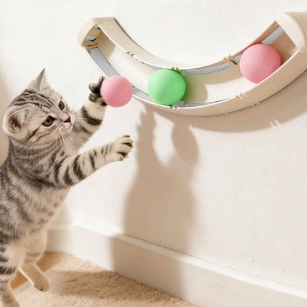 CIRCUIT INTERACTIF À BALLES POUR CHAT