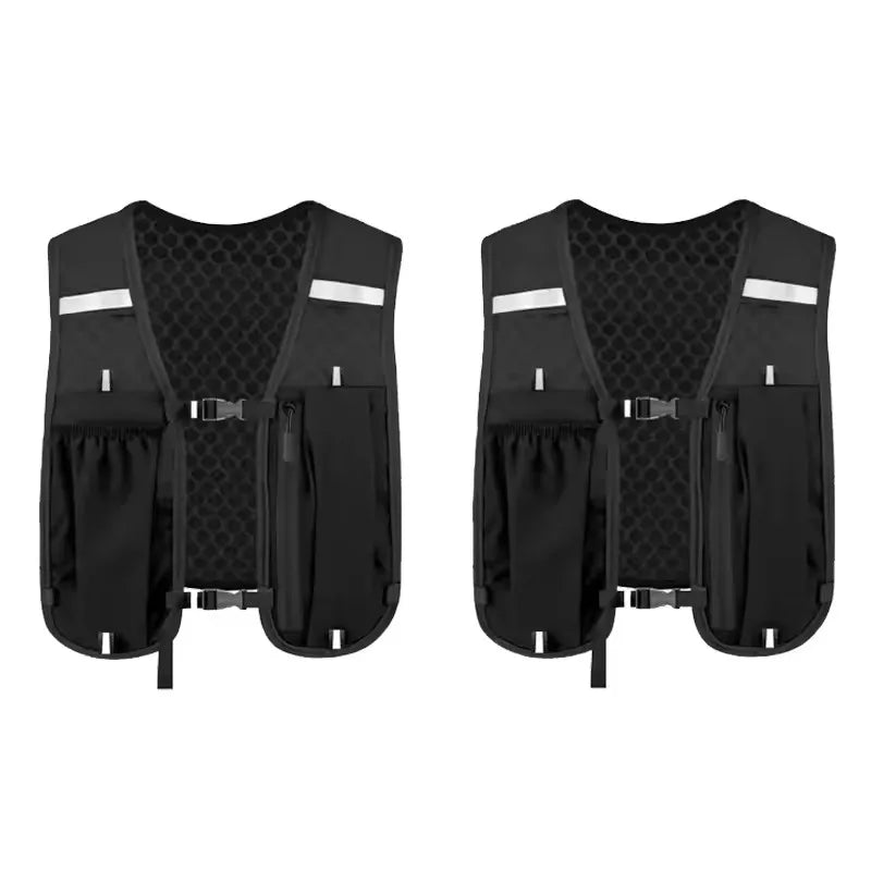 GILET D’HYDRATATION SPORT – LÉGER, RESPIRANT & ULTRA PRATIQUE