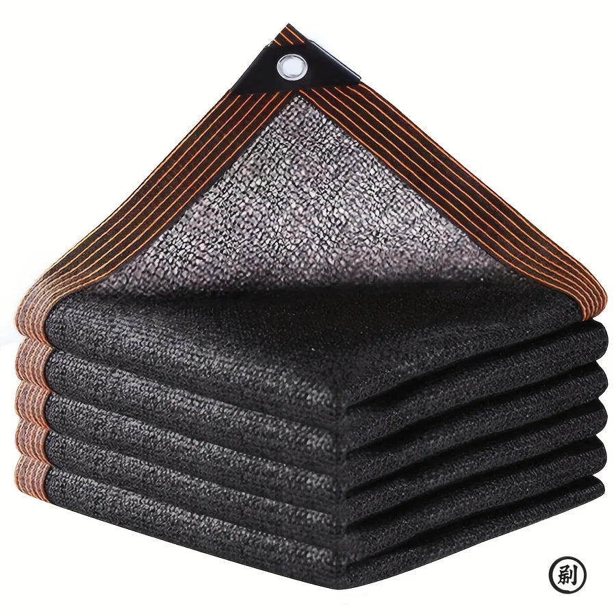 VOILE D’OMBRAGE NOIRE EN MAILLE 6x3M – PROTECTION SOLAIRE & AÉRATION OPTIMALE