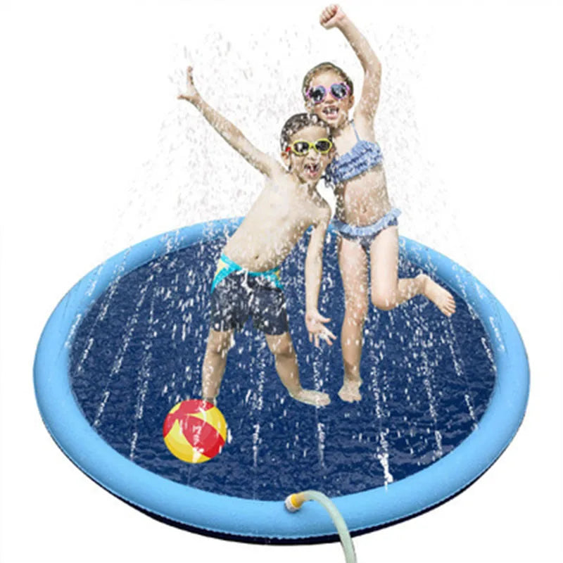 TAPIS D'EAU RAFRAÎCHISSANT POUR CHIEN – FRAÎCHEUR, JEU & AMUSEMENT ESTIVAL