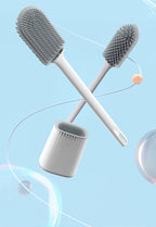 BROSSE WC FLEXIBLE EN SILICONE MURALE – HYGIÈNE PARFAITE & NETTOYAGE SANS EFFORT