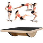 PLANCHE D’ÉQUILIBRE EN BOIS – STABILITÉ, GAINAGE & RENFORCEMENT
