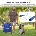 KIT PARCOURS AGILITÉ CHIEN 11 PIÈCES – JEU, ÉDUCATION & DÉPENSE ÉNERGÉTIQUE
