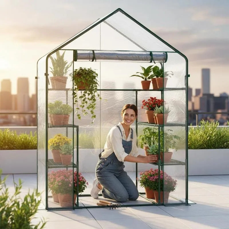 MINI SERRE DE JARDIN – PROTECTION, CROISSANCE & CULTURE OPTIMALE