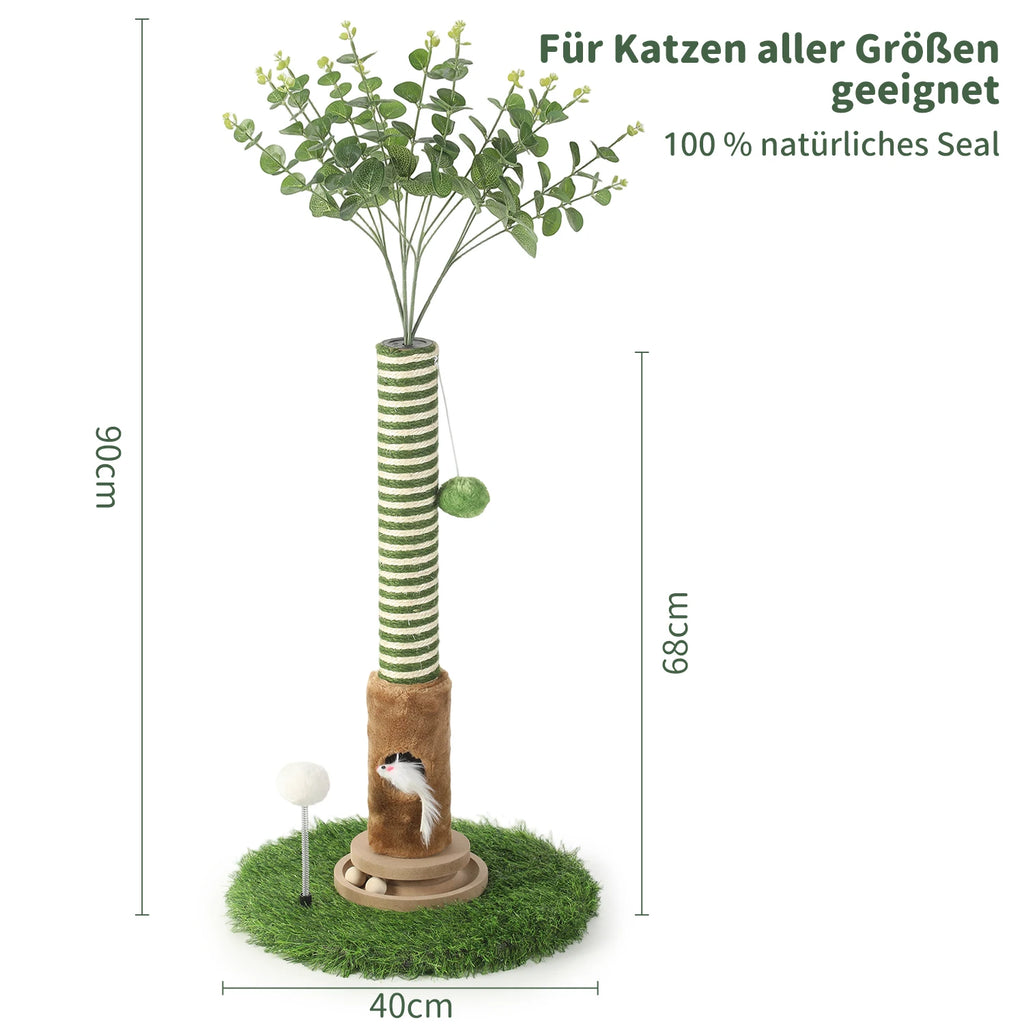 ARBRE À CHAT POUR GRIMPER ET DORMIR – GRIFFOIR DURABLE POUR CHAT D'INTÉRIEUR