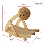 CANAPÉ GRIFFOIR 3 EN 1 EN BOIS POUR CHAT
