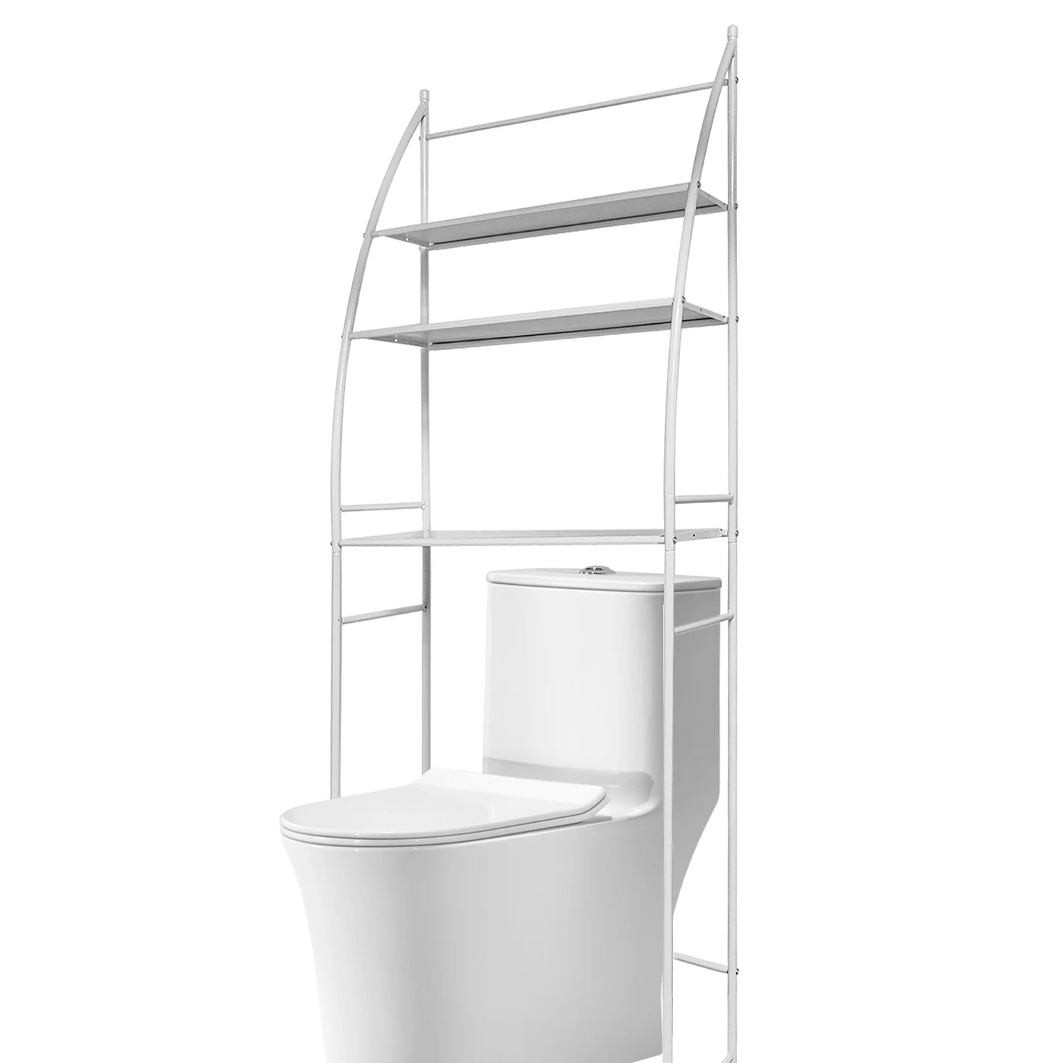 ÉTAGÈRE RANGEMENT WC 3 NIVEAUX – GAIN DE PLACE & ORGANISATION INTELLIGENTE