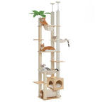Arbre à chat en bois SkyLuxe Vertical – Le royaume félin du sol au plafond