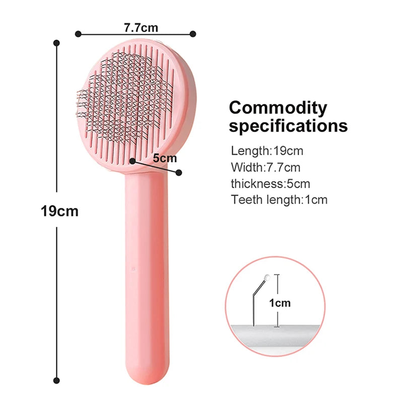 BROSSE DE TOILETTAGE AUTONETTOYANTE – ÉLIMINATION DES POILS EN UN CLIC